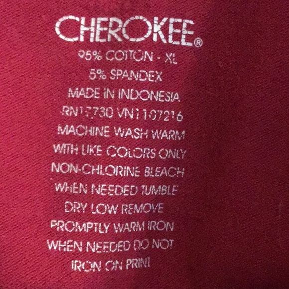 CHEROKEE 4 buttons to collar short sleeves XL pink - Picture 4 of 4